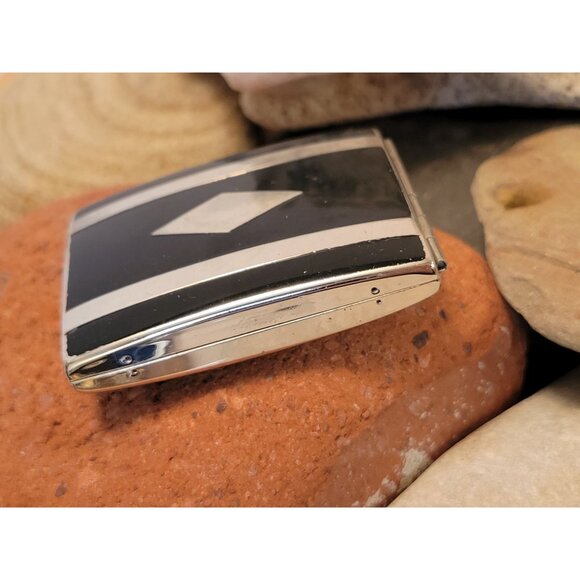 Vintage Volupte Face Powder Compact Art Deco Geometric Design 2" x 1.75" Unused! - Picture 10 of 10